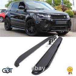 For Range Rover Evoque Dynamic Aluminium Side Steps Running Board Oe Style Black
