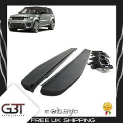 For Range Rover Sport Side Steps Running Board Oem Style All Black L494 2013+
