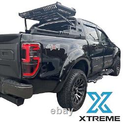 Ford Ranger Xtreme Combat Steel Side Step 2012 2022 T6 T7 T8 WITH BRACKETS