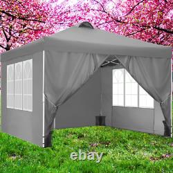 Gazebo 3x3/3x6m Heavy Duty Waterproof Tent Folding Marquee Wedding Garden withside
