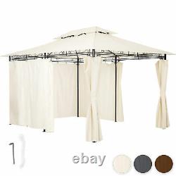 Gazebo 3x4m Marquee Tent Side Panels Curtains UV Resistant Shelter Parasol New