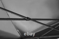 HERCULES BLACK COMMERCIAL GRADE STALL POP UP GAZEBO TENT 2.5 x 2.5m HEAVY DUTY