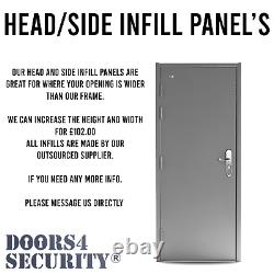 Head And Side Infill Panel For Increasing Door Size