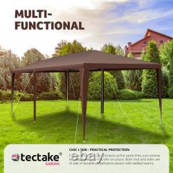 Heavy Duty Gazebo with Curtains Waterproof with Sides Frame Poles Panels Tent