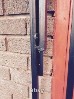 Heavy Duty Steel Security Door, Gate. Metal Garden Side Gate / Wrought Iron Gate