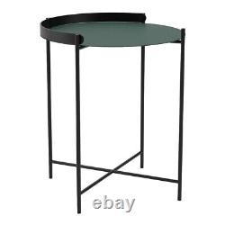 Houe Edge Side Tray Table Outdoor Indoor Easy To Move Powder Coated Steel Handle