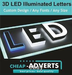 LED LIGHTBOX (one side) 480cm x 80cm + black powder coated frame + DELIVERY