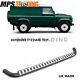 Land Rover 110 3dr Hard Top Fire and Ice Side Steps Pair D110-FI-3D-SIL