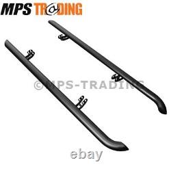 Land Rover Defender 110 2020on Side Tubes in Black UK MADE L663-D110-T-BLK