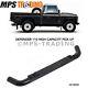 Land Rover Defender 110 2dr Hi-Capacity Fire and Ice Side Steps D110-FI-HC-BLK