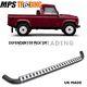 Land Rover Defender 110 2dr Pickup Fire and Ice Side Steps D110-FI-3D-SIL