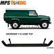 Land Rover Defender 110 3dr Hard Top Fire and Ice Side Steps Pair D110-FI-3D-BLK
