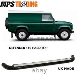 Land Rover Defender 110 3dr Hard Top XS Side Steps Silver Tread D110-XS-3D-SIL