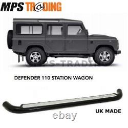 Land Rover Defender 110 5DR CSW XS Side Steps Silver Tread D110-XS-5D-SIL