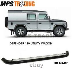 Land Rover Defender 110 5DR Utility XS Side Steps Silver Tread D110-XS-5D-SIL