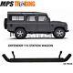 Land Rover Defender 110 5dr CSW Fire and Ice Side Steps Pair D110-FI-5D-BLK