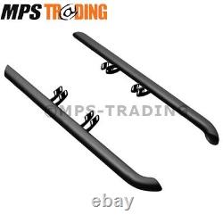 Land Rover Defender 90 2020on Side Tubes in Black UK MADE L663-D90-T-BLK