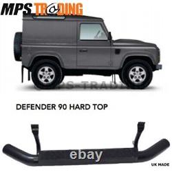 Land Rover Defender 90 Hard Top XS Side Steps Black Tread Pair D90-XS-BLK