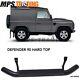 Land Rover Defender 90 Hard Top XS Side Steps Black Tread Pair D90-XS-BLK