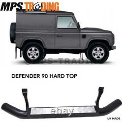 Land Rover Defender 90 Hard Top XS Side Steps Silver Tread Pair D90-XS-SIL