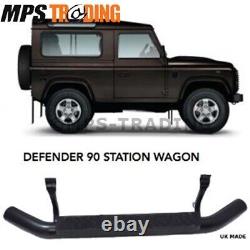 Land Rover Defender 90 Station Wagon XS Side Steps Black Tread Pair D90-XS-BLK