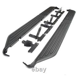 Land Rover Discovery 3/4 2005 2015 Side Steps Running Boards Black & Silver