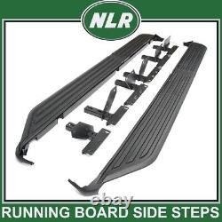 Land Rover Discovery MK3 & 4 2005-2015 Side Steps Running Boards Black & Silver