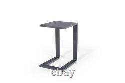 Maze Aluminium Side Table Grey