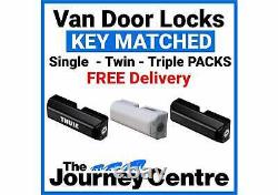 Milenco Thule Van Side + Rear Door Security Lock SINGLE-TWIN-TRIPLE Keys Matched