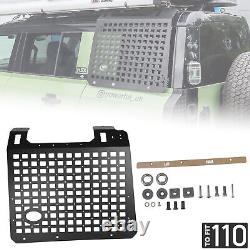 Molle Grid Plate Kit for New Defender L663 110 side accessory mount left carrier