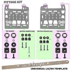 Molle Plate Kit L+R for New Defender L663 90 side accessory mount gear carry