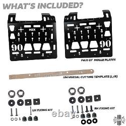 Molle Plate Kit L+R for New Defender L663 90 side accessory mount gear carry