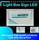 One-sided LED Light Box 100 cm x 50 cm Custom Shop Sign Display