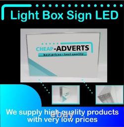 One-sided LED Light Box 120 cm x 50 cm Custom Shop Sign Display