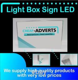 One-sided LED Light Box 60 cm x 50 cm Custom Shop Sign