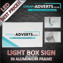 One-sided LED Light Box 80 cm x 40 cm Custom Shop Sign