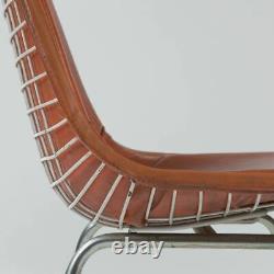 Orange Herman Miller Vintage Original Eames DKX Dining Wire Side Chair