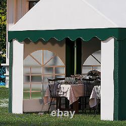 Outsunny 8 x 4m Marquee Gazebo, Party Tent with Sides and Double Doors