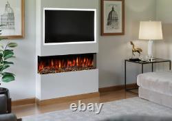 Panoramic 3-Sided Electric Fireplace