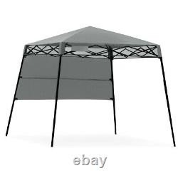 Pop Up Gazebo 1.8M x 1.8M with 1 Side Panel Garden Patio Marquee Shelter Tent