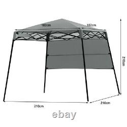 Pop Up Gazebo 1.8M x 1.8M with 1 Side Panel Garden Patio Marquee Shelter Tent
