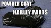 Powder Coating Harley Davidson Parts Gloss Black
