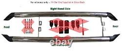 RH Side Gloss Black Side Bar for Range Rover Evoque L538 11-2017 DYNAMIC No kit