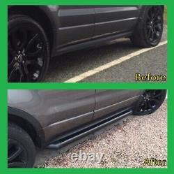 RH Side Gloss Black Side Bar for Range Rover Evoque L538 11-2017 DYNAMIC No kit