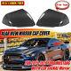 Real Carbon Fiber Side Wing Mirror Cover Caps For Ford Mustang 2015-2020 EU ver