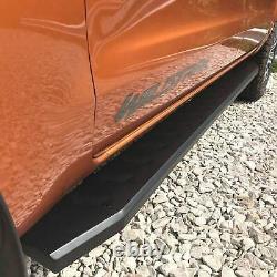 Shark Side Steps Running Boards for Nissan Navara NP300 Double Cab 2015+