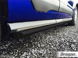 Side Bars BLACK For Ford Transit Tourneo Connect SWB 02-14 Stainless Steel Tubes