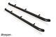 Side Bars Curved To Fit Ford Ranger 2012 2016 Stainless Accessories BLACK