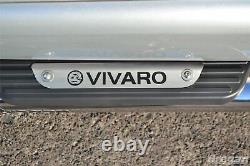 Side Bars + Step Pads To Fit Vauxhall Opel Vivaro 2002-2014 SWB Stainless BLACK