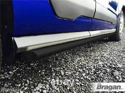 Side Bars To Fit Renault Kangoo 1997 2007 Stainless Steel Accessories BLACK